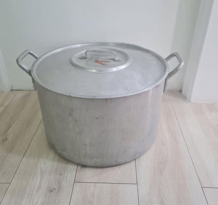 Кастрюля алюминиевая на 50 литров, толстостенная