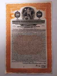 $1000 Dolari Aur Germania 1926 Obligatiune Berlin bond