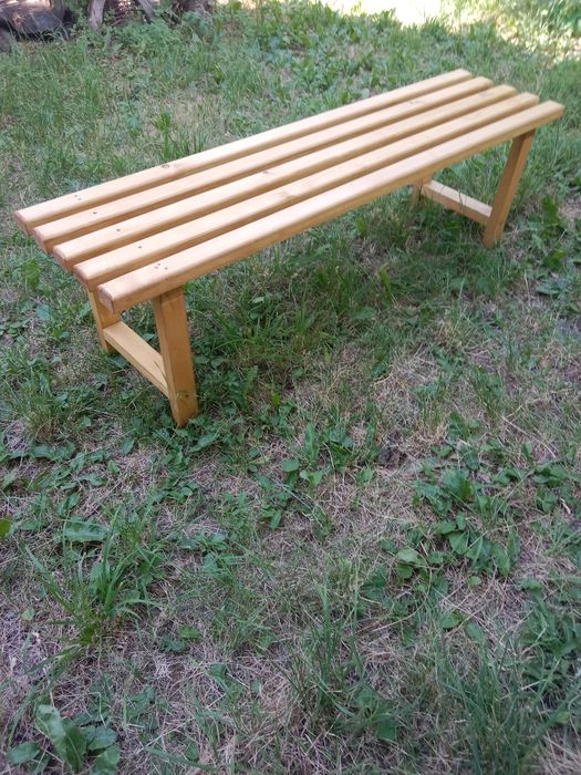 Пейка-ракла от масивно дърво.