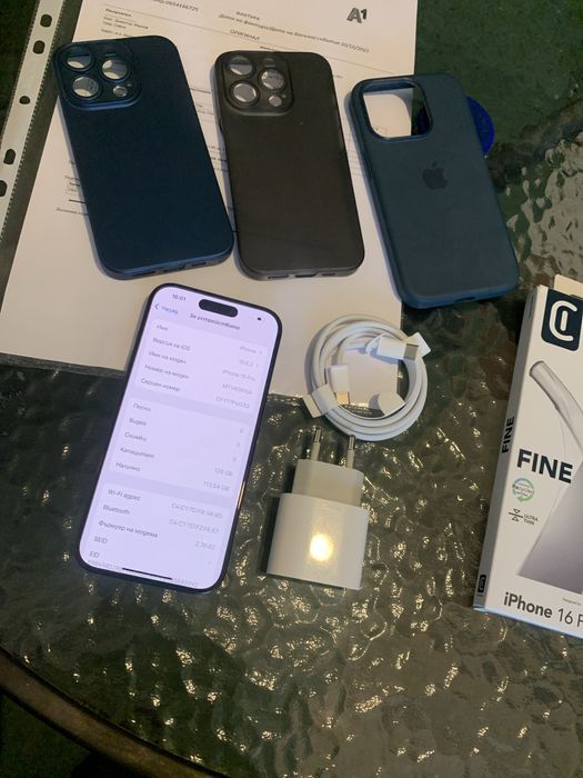 Iphone 15 pro 128 blue titan