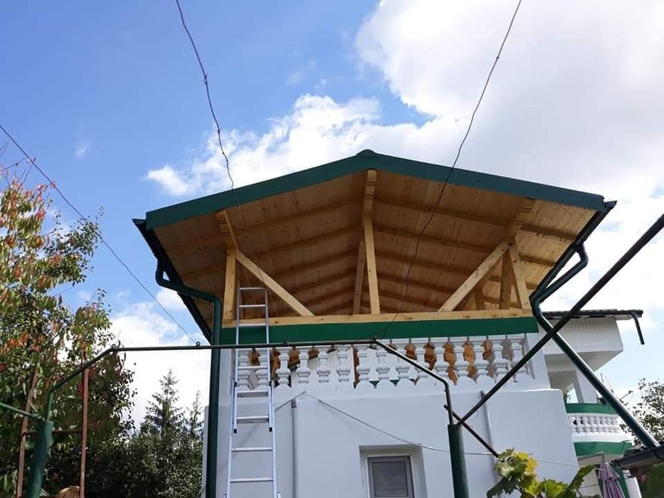 Acoperisuri dulgherie montaj tigla metalica Reparatii acoperis