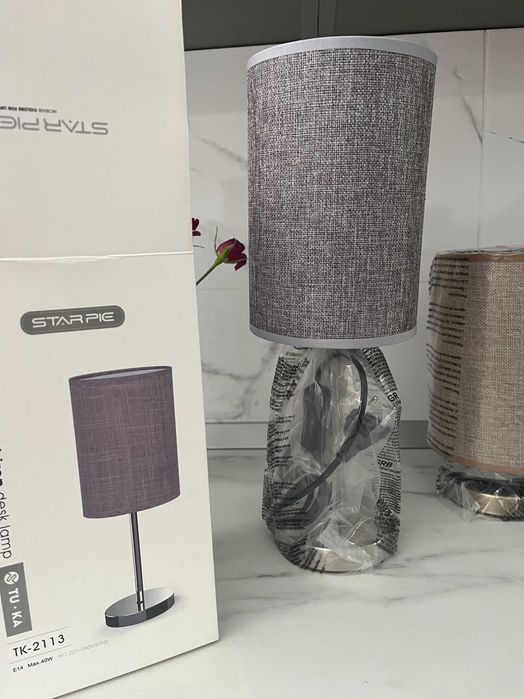 Set 4x Veioza Ø14x39cm gri