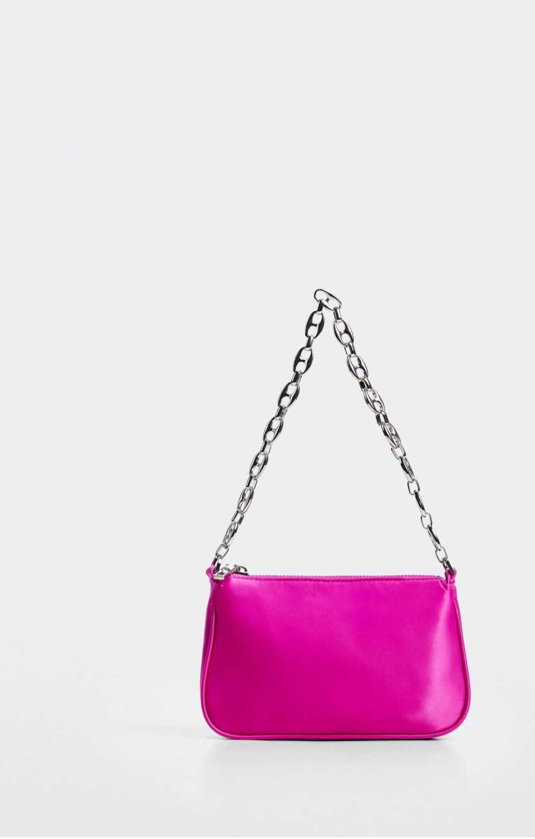 Розова дамска чанта