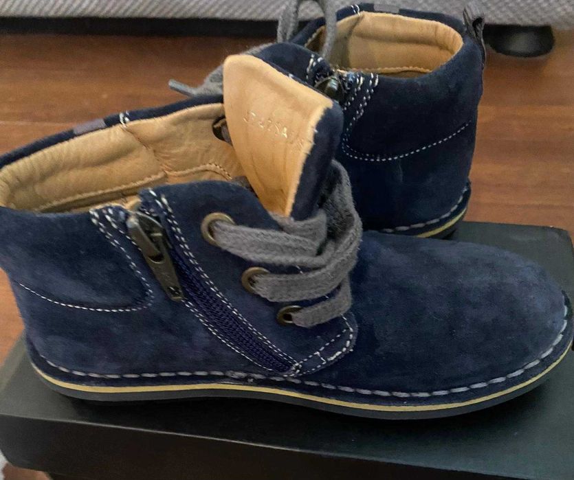 Ghete Geox piele intoarsa, 30