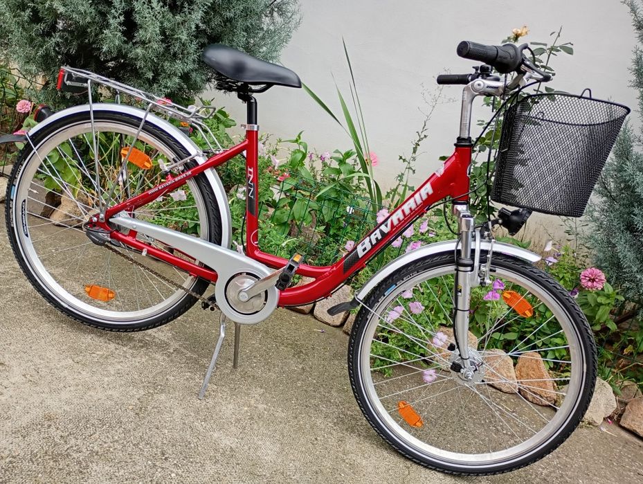 Bicicletă damă Bavaria,pe 26,cu 7 vit butuc,frână picior !