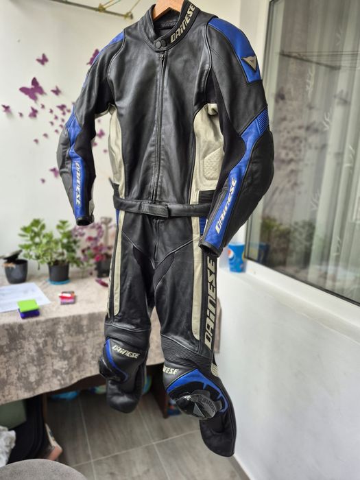 Costum/combinezon moto piele Dainese 46