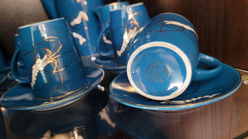 Serviciu cafea porțelan