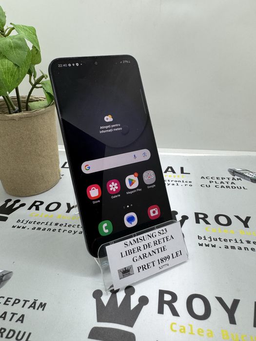 Amanet Royal: Samsung S23 /128GB / liber de retea