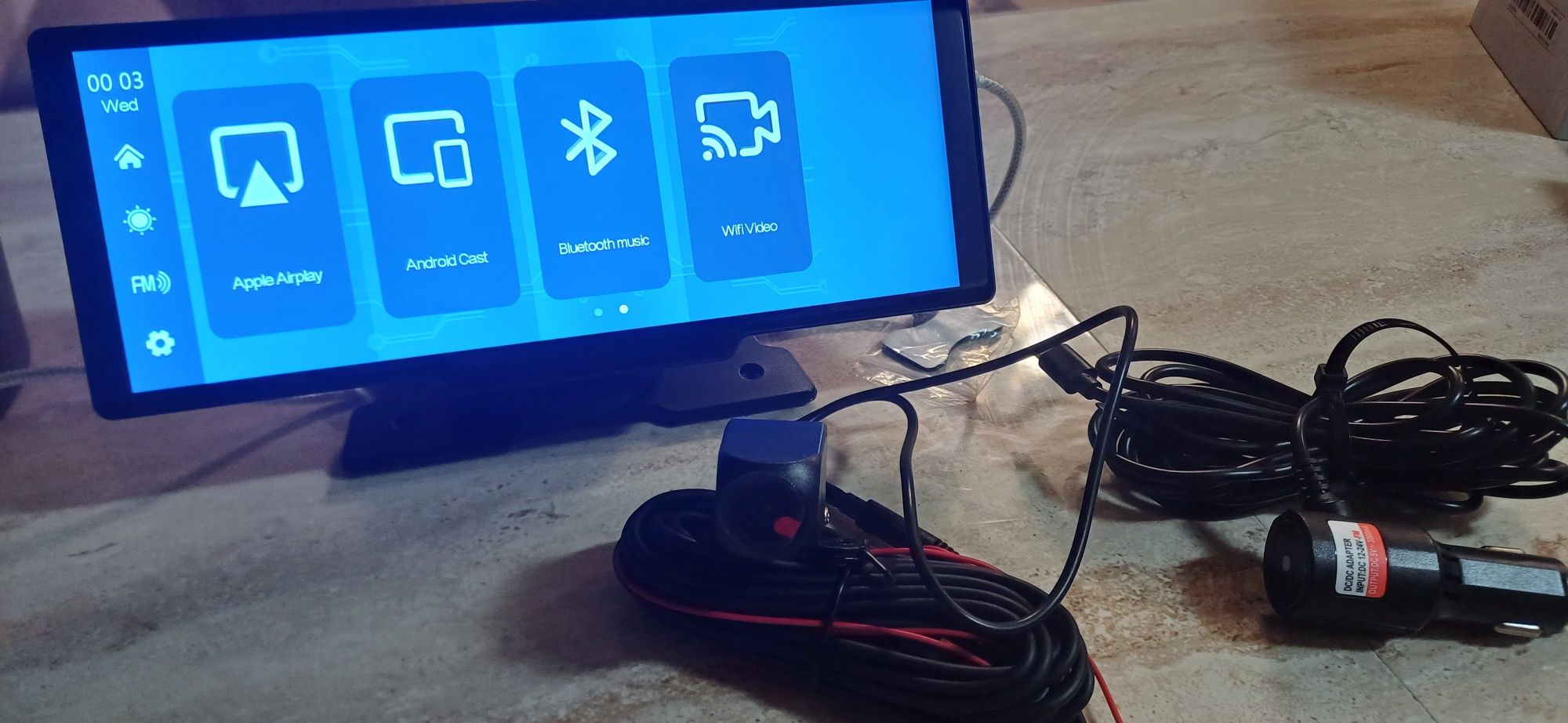 Преносима мултимедия  CarPlay/Android Auto + Допълнителна камера
