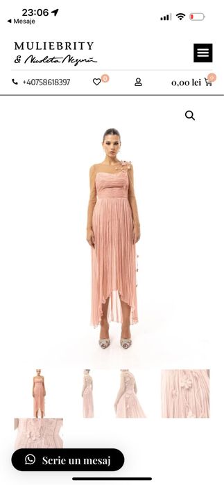 Rochie ocazie Muliebrity. Negura