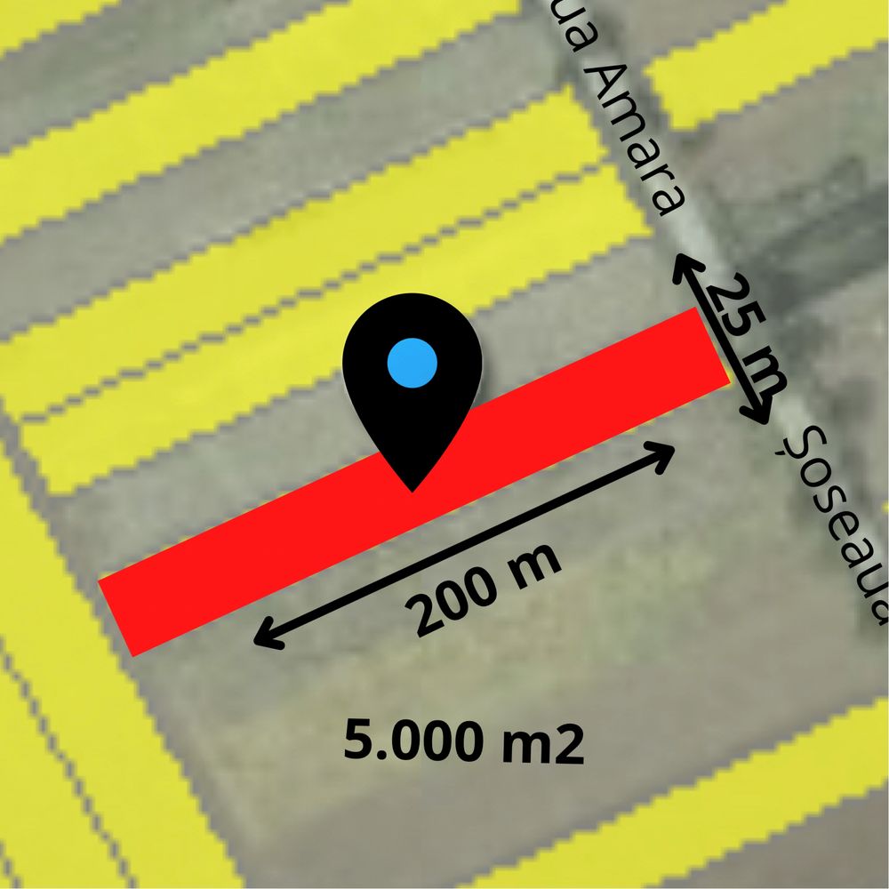 Teren Intravilan, Șoseaua Amara, Zona Oierie, 5.000 MP