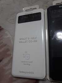 Husa Originala Samsung A42 5G Smart S View Wallet Cover Alba Noua