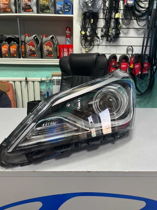 Фара передняя левая С ЛИНЗОЙ на Accent 14-17 года