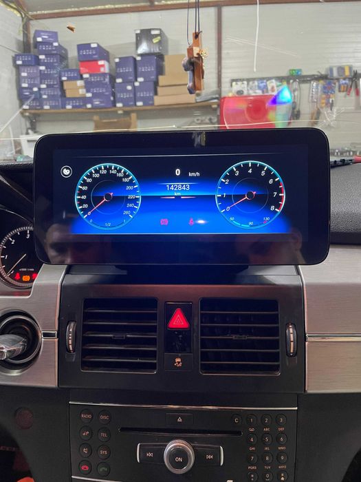 Navigatie Android Mercedes GLK , Carplay Android Auto + Camera