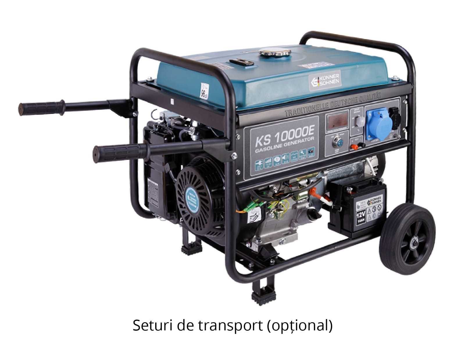 Generator de curent trifazat 8 kW benzina PRO - Konner KS 10000E-3 ATS