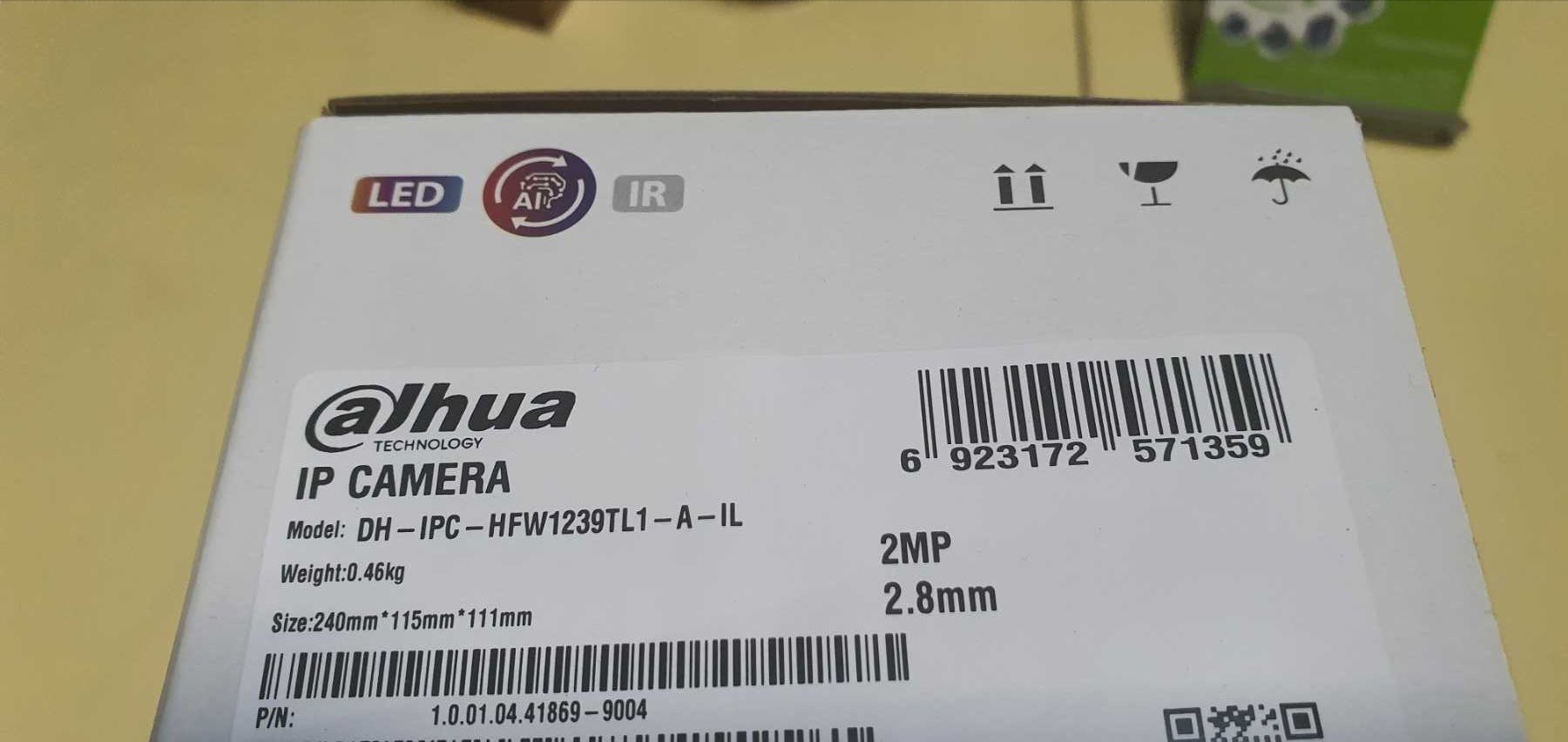 Насочена IP камера Dahua IPC-HFW1239TL1 нова , на атрактивна цена