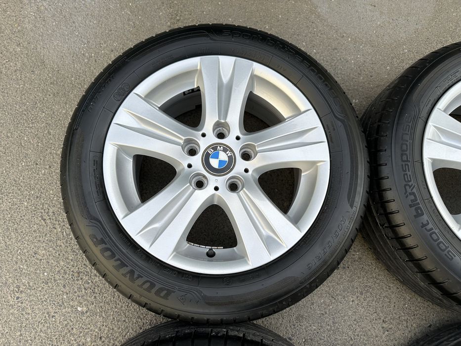 Roti originale bmw seria 1 e87 cu anvelope NOI de vara 205/55/16