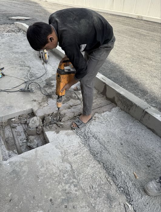 parfarator ishlari biton kesish (50 sm qalinlikgacha) va o'yish ishlar