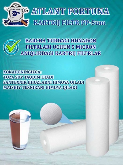 PP kartridj, картридж, filtr kartrij, osmos kartrij, катриж, UDF, CTO