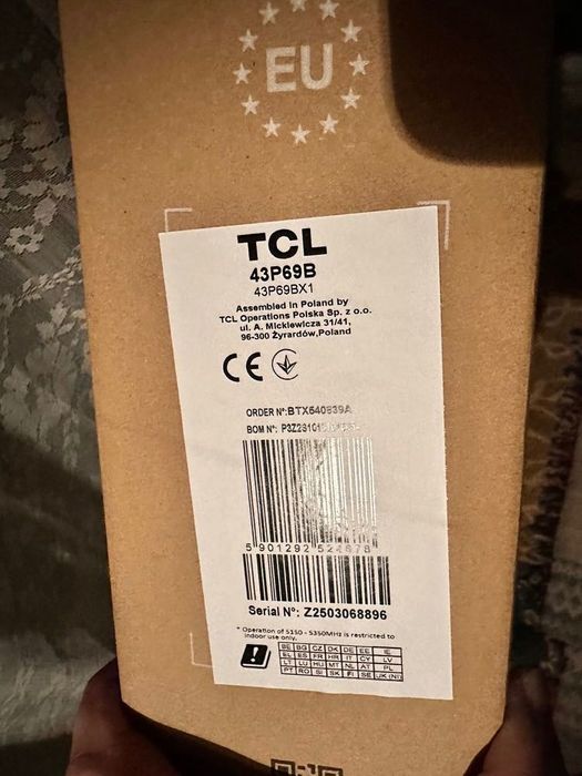 Телевизор TCL 43