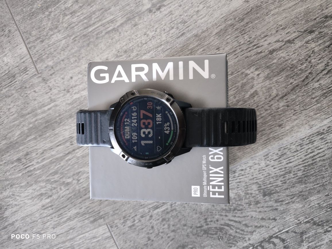 Smartwatch Garmin Fenix 6X Pro Black edition, 51 mm