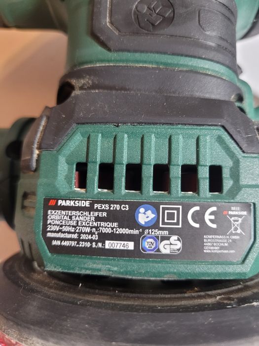 Ексцентрик шлайф Parkside PEXS 300 C3 и PEXS 270 C3