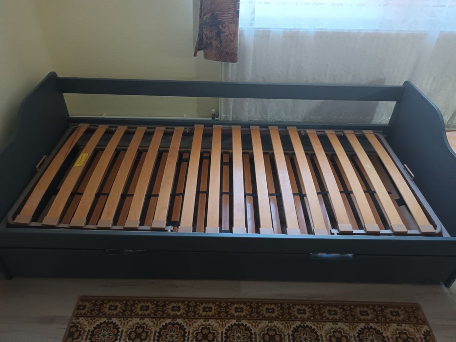 Pat din lem cu Saltea Ortopedic