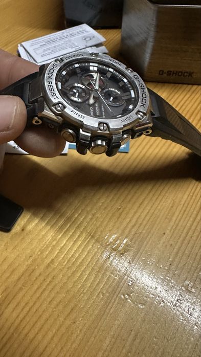 Casio G-shock GST-B100-1AER и NIXON The regulus