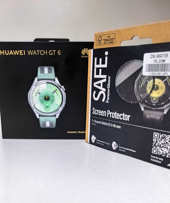 Нов Huawei Watch GT6 46mm с 24м.  Гаранция