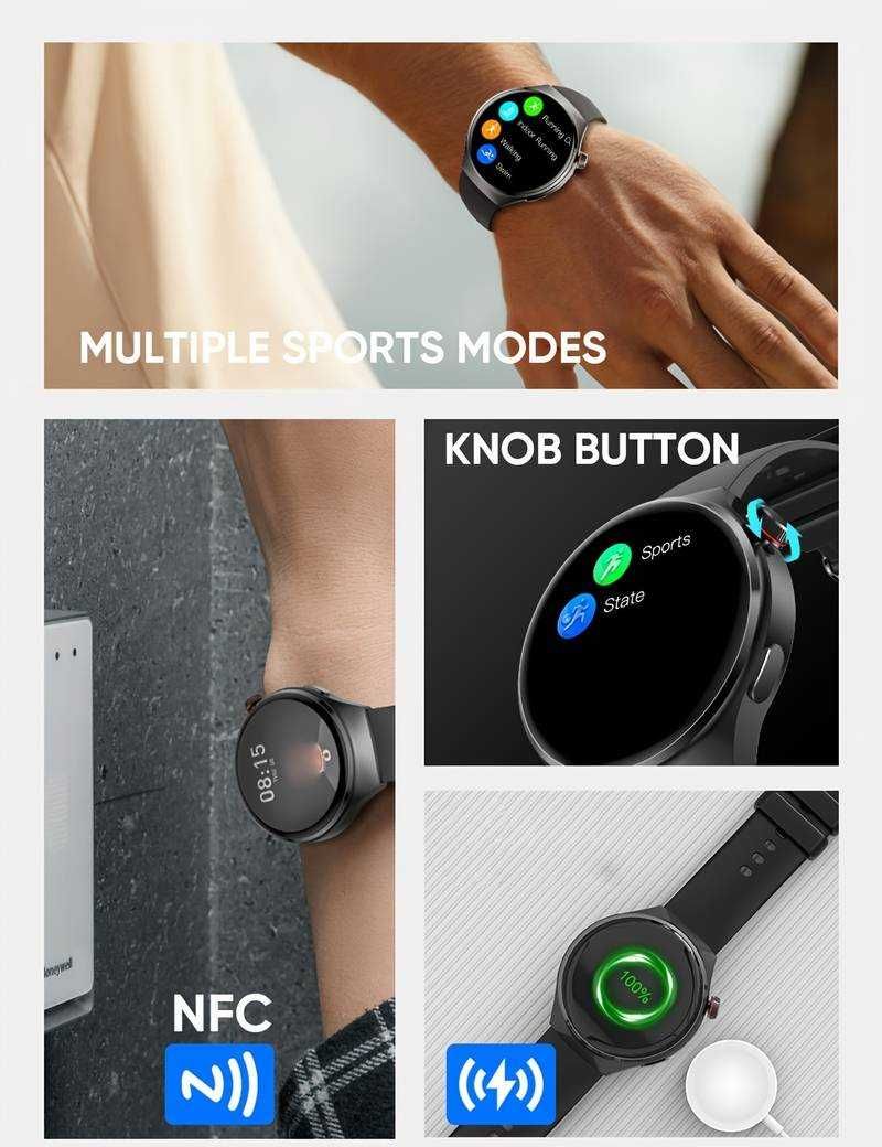 !!! Нов !!! Smart Watch, Men's GT4 Pro