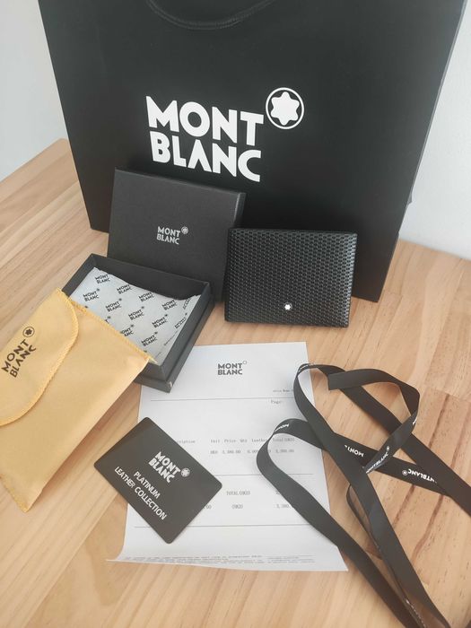 In stoc Portofel pentru bărbați piele Mont Blanc