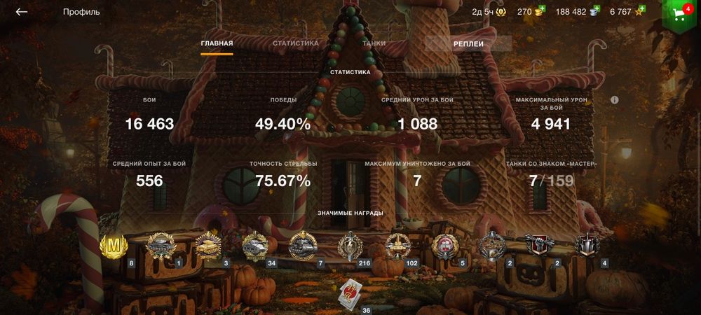 Продам  аккаунт в ворлд оф танк  блидс