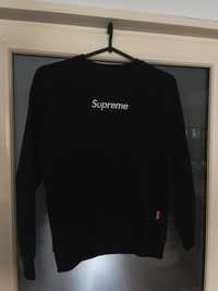 Supreme grip box logo crewneck negru