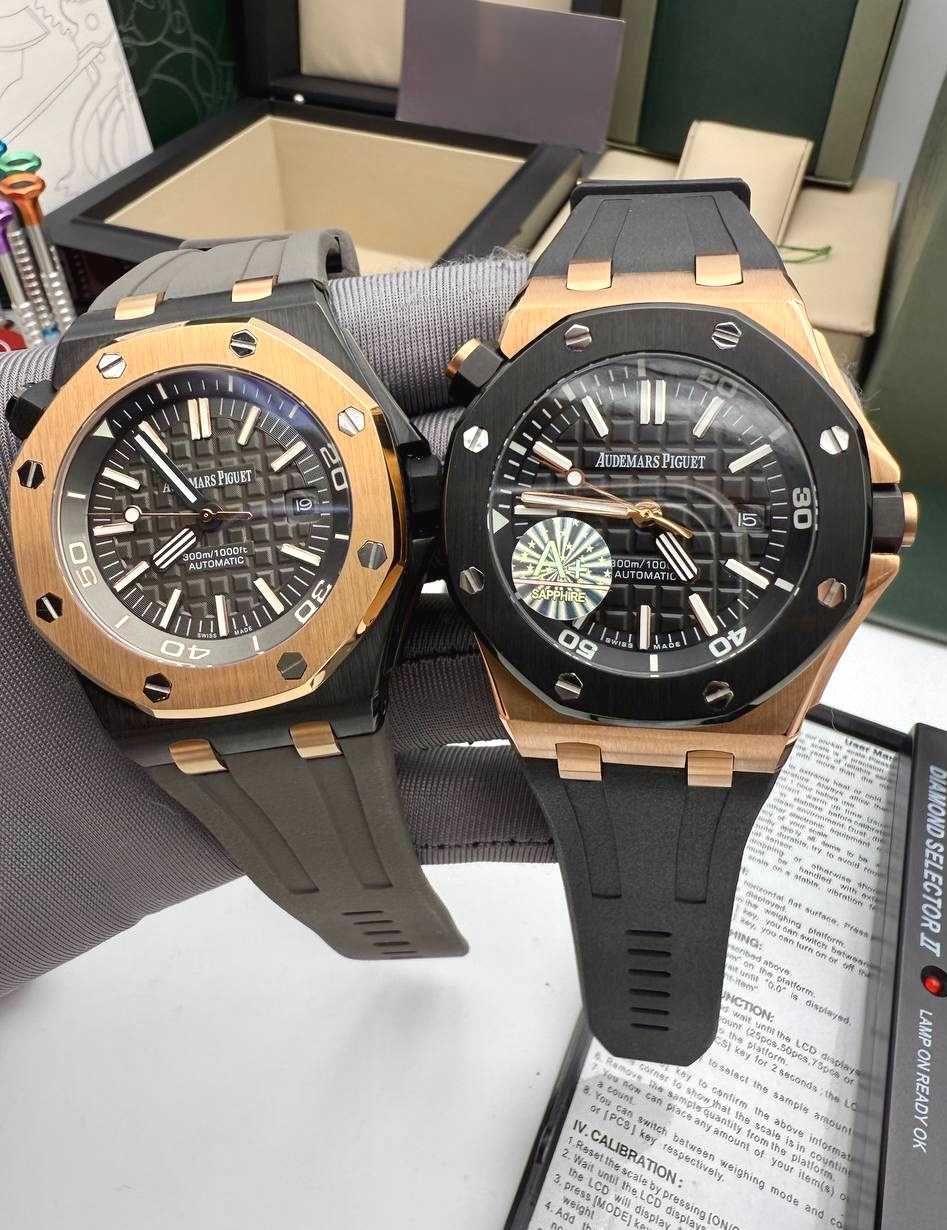 audemars piguet offshore diver black gold