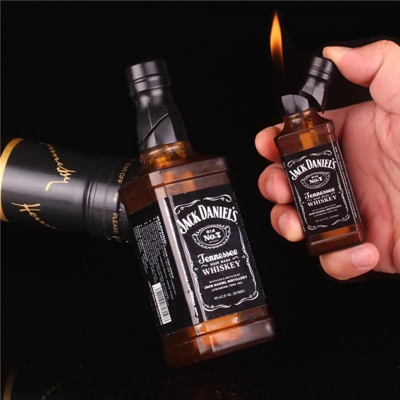 Запалка бутилка Джак Даниелс , уиски Jack Daniels , запалка шише