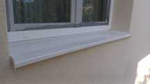 Glaf/Pervaz aluminiu extrudat 2,2mm grosime, 2buc:190x21cm si 147x30cm