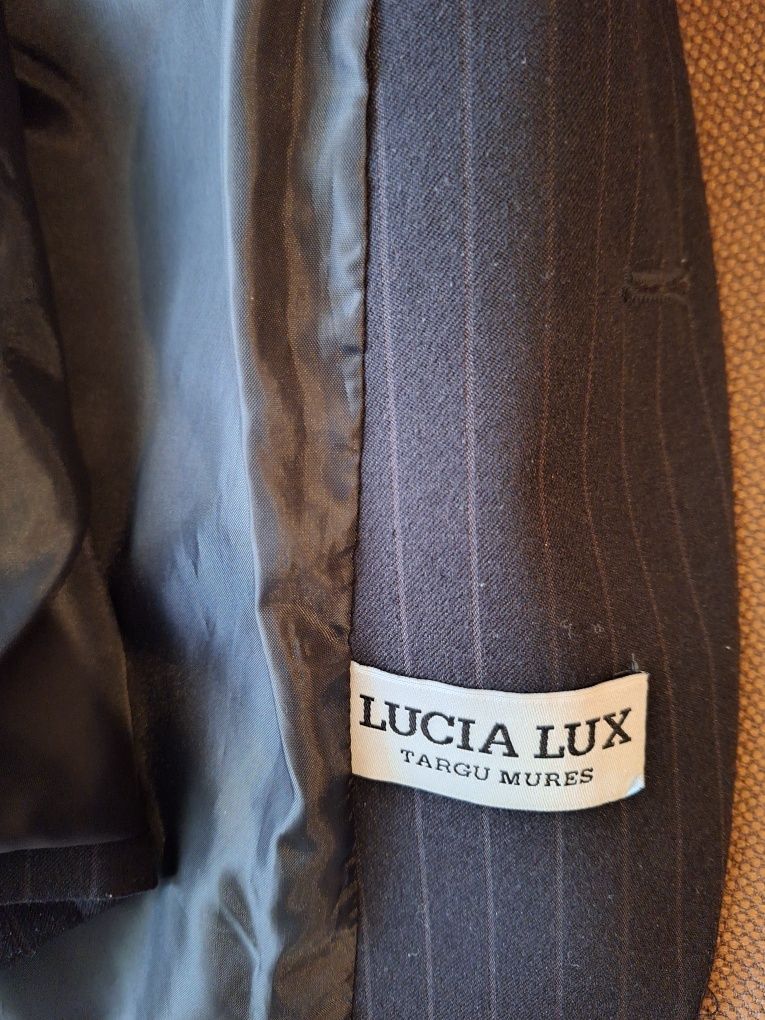 Costum barbati negru marimea 58 Lucia Lux