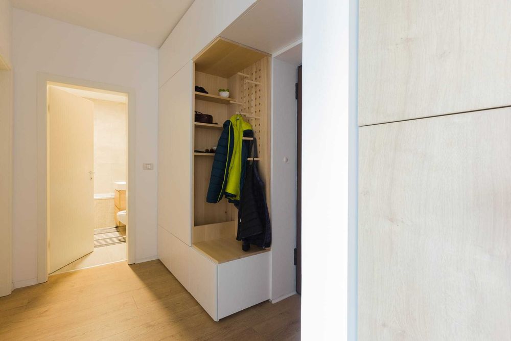 Apartament 2 camere  cu design minimalist, complet mobilat in bloc nou
