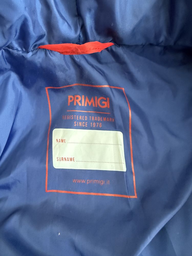 Детско яке PRIMIGI 140см 10г. Червено, Олекотено