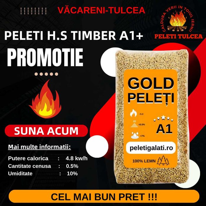 Peleti GOLD A1 Plus ***Tulcea***VĂCĂRENI