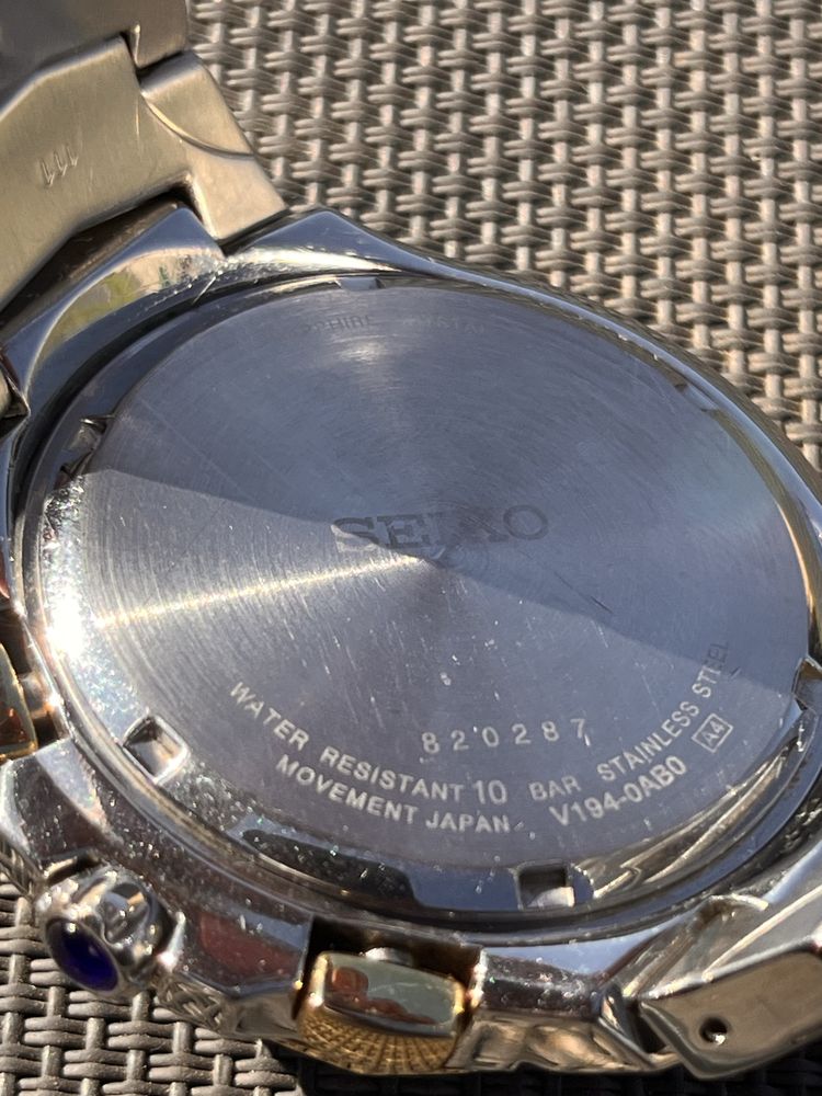 Seiko Coutura Cronograf 45mm V194-0AB0 Solar Watch