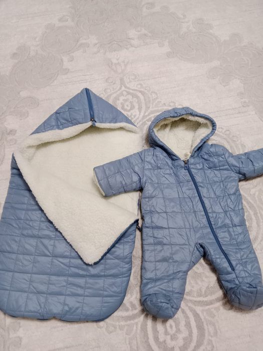 Зимний комбинезон для новорожденных