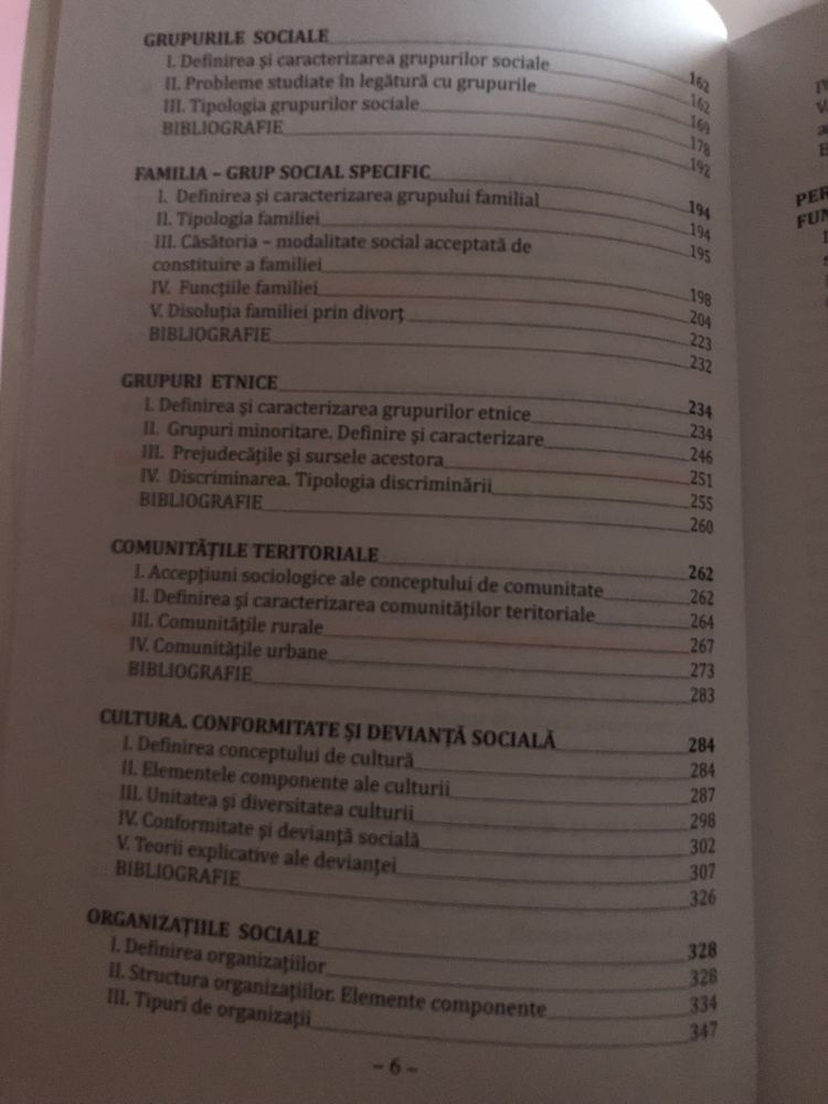 Perspective, teme și concepte fundamentale ale sociologiei