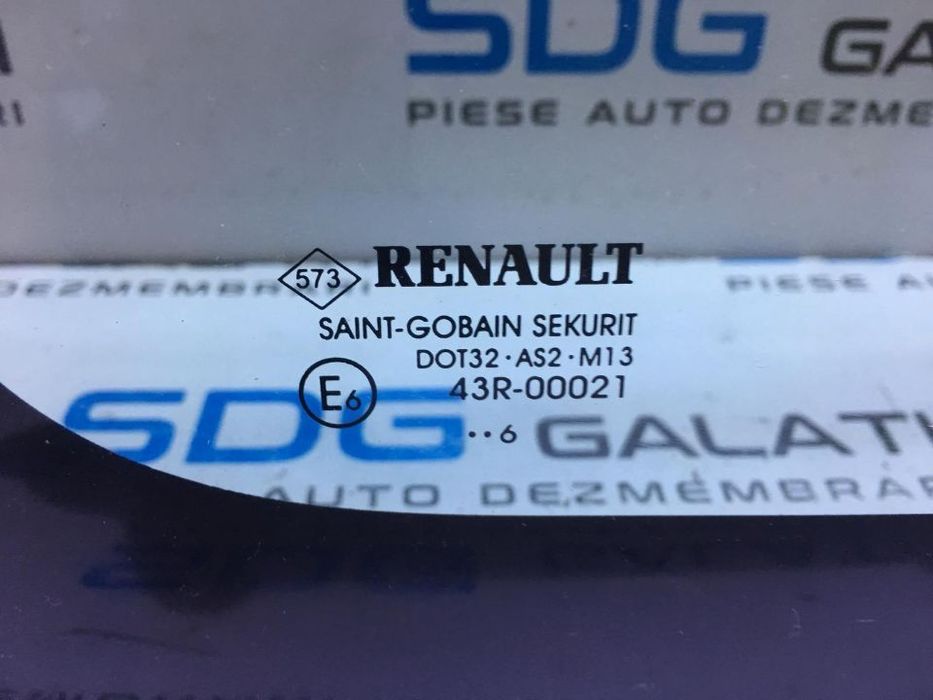 Geam Aripa Stanga Spate Renault Megane 2 Hatchback Coupe / 2 Usi 2002 - 2008