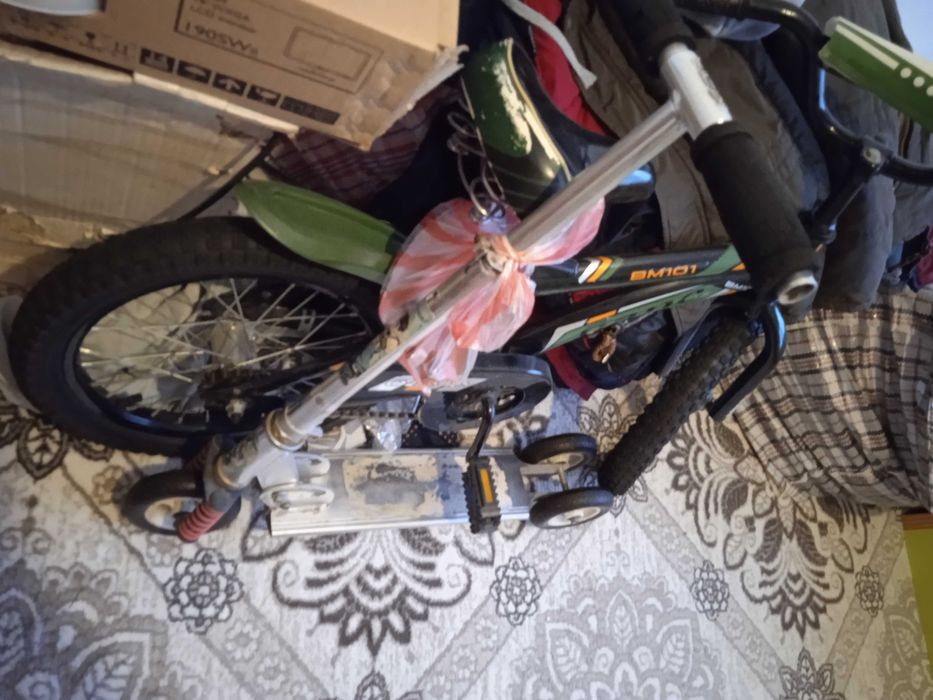 Велосипед и сомакат