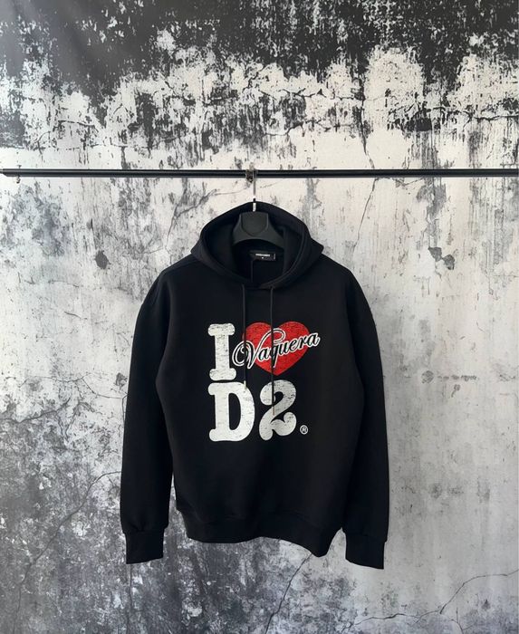 Hanorac Dsquared Premium Alb Negru