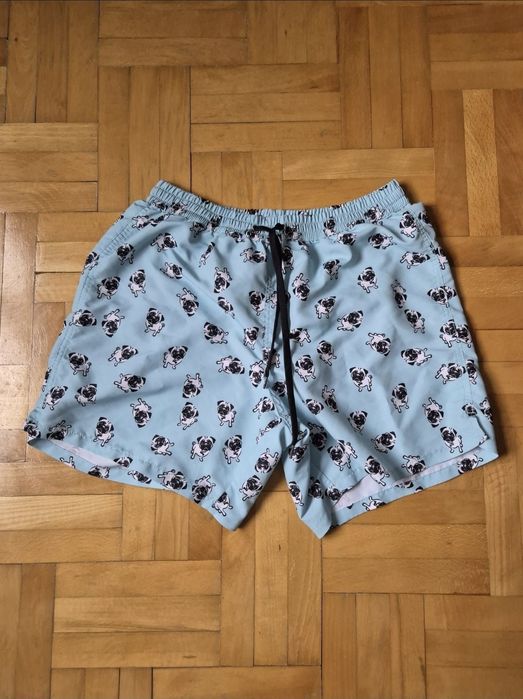 Șort de baie / înot, bărbați Tezenis Pug - Imprimeu Albastru - M