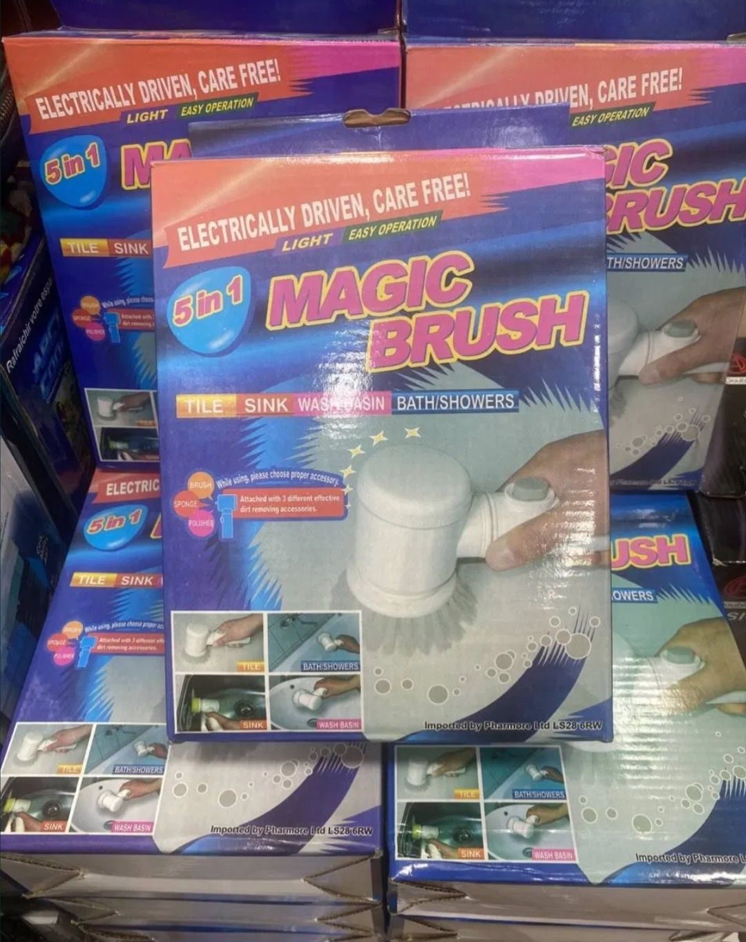Универсальная электрическая щетка для уборки Magic Brush