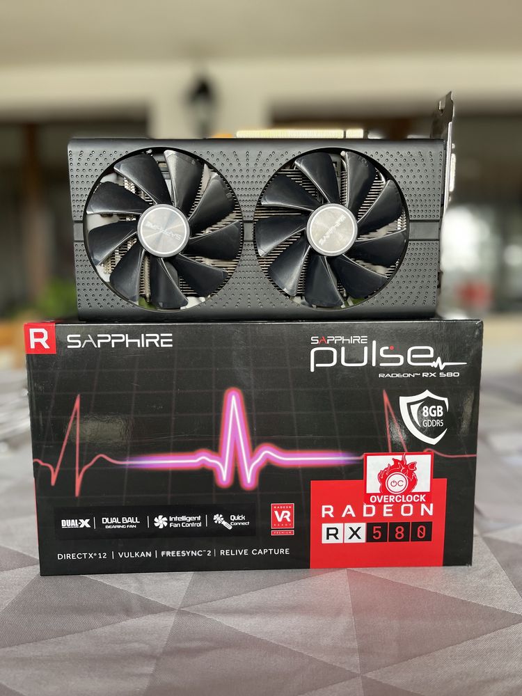 Видео карта Sapphire RX580 8GB