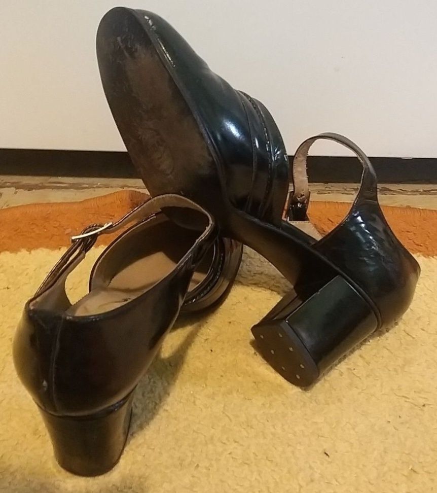 Pantofi dama negri piele nr.40,5 cm